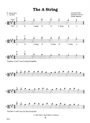 Fink/Müller/Rusch - Quick Steps To Note Reading, Book 1 - Viola - Neil A Kjos Music Co