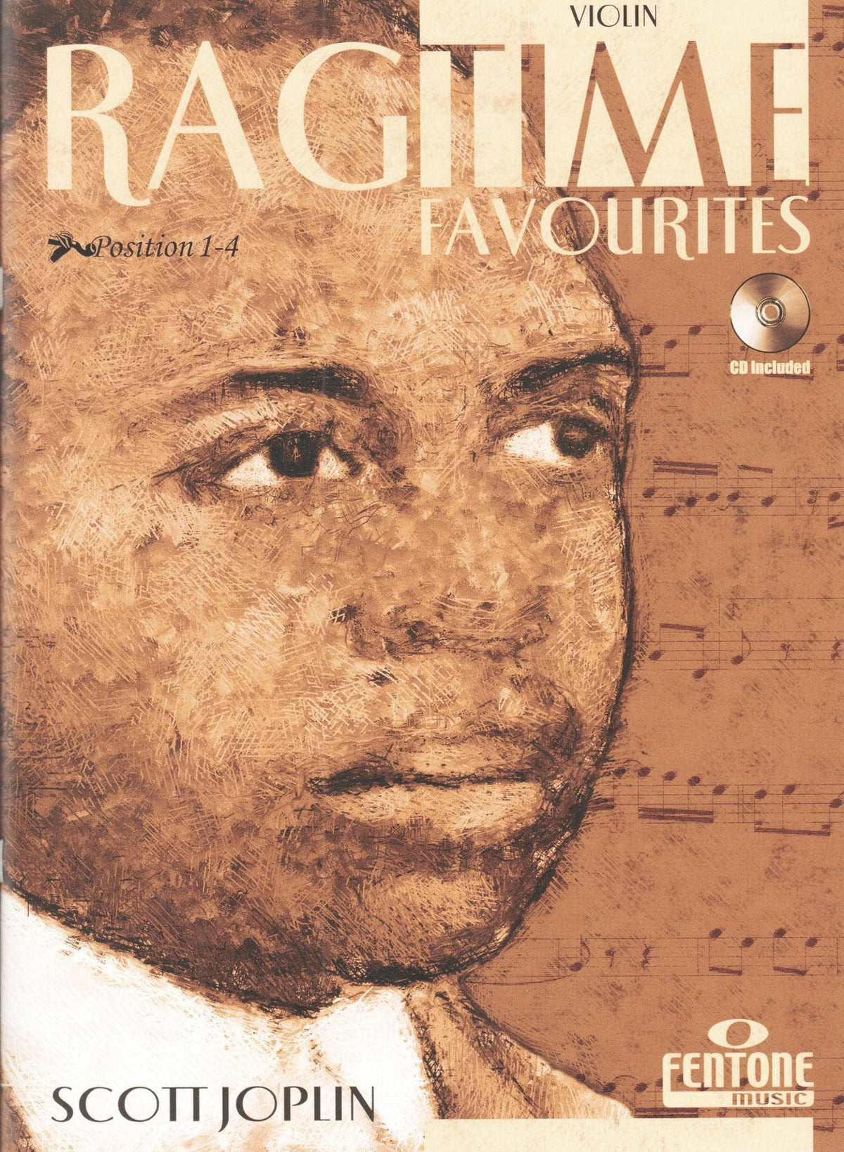 Joplin, Scott - Ragtime Favourites - Violin - Book/CD set - arranged by Colin Cowles - Fentone Music