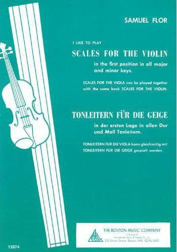 Samuel Flor - Scales for the Violin - Violin - Boston Music Company/Hal Leonard