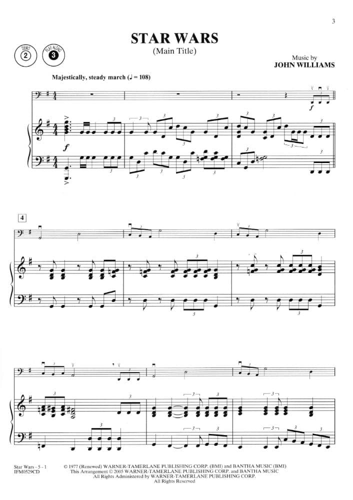 Star Wars Cello Sheet Music: Episodes I & II