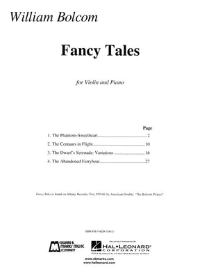 Bolcom, William - Fancy Tales - for Violin and Piano - Hal Leonard