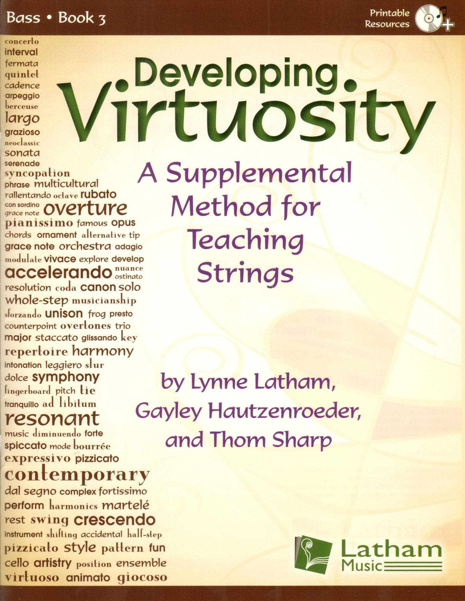 Developing Virtuosity: A Supplemental Method for Teaching Strings - Book 3 - Bass - Latham Music