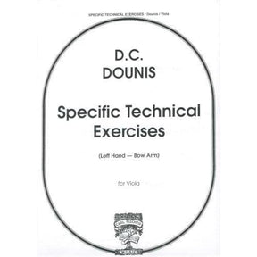 Dounis, Demetrios Constantine - Specific Technical Exercises for Viola, Op 25 - Viola solo - Carl Fischer Edition