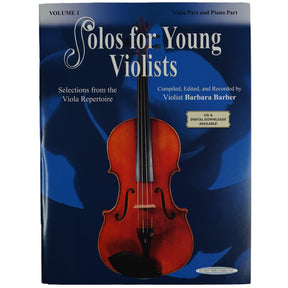 Solos for Young Violists Volume 1 for Viola and Piano by Barbara Barber - Summy-Birchard Publication