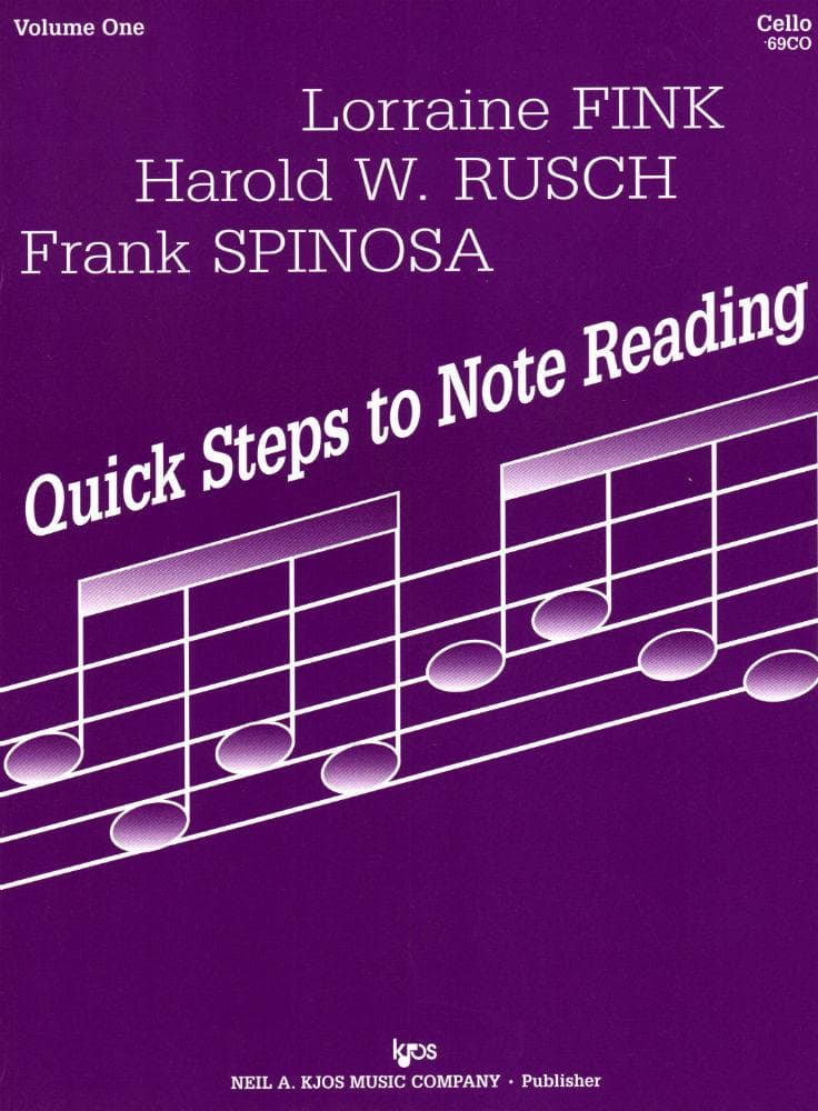 Fink/Müller/Rusch - Quick Steps to Note Reading, Book 1 - Cello - Neil A Kjos Music Co