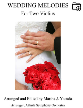 Yasuda, Martha - Wedding Melodies For Two Violins - Digital Download