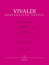 Vivaldi, Antonio - La Stravaganza Vol 2, 7-12 - Op 4 - for Violin and Piano - Barenreiter URTEXT