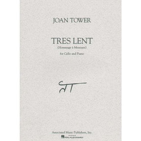 Tower - Tres Lent For Cello and Piano Published by Hal Leonard