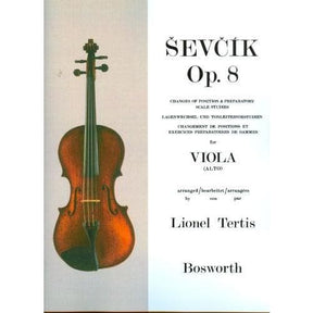 Sevcik, Otakar - Shifting The Position, Op 8 For Viola Arranged by Tertis Published by Bosworth & Co