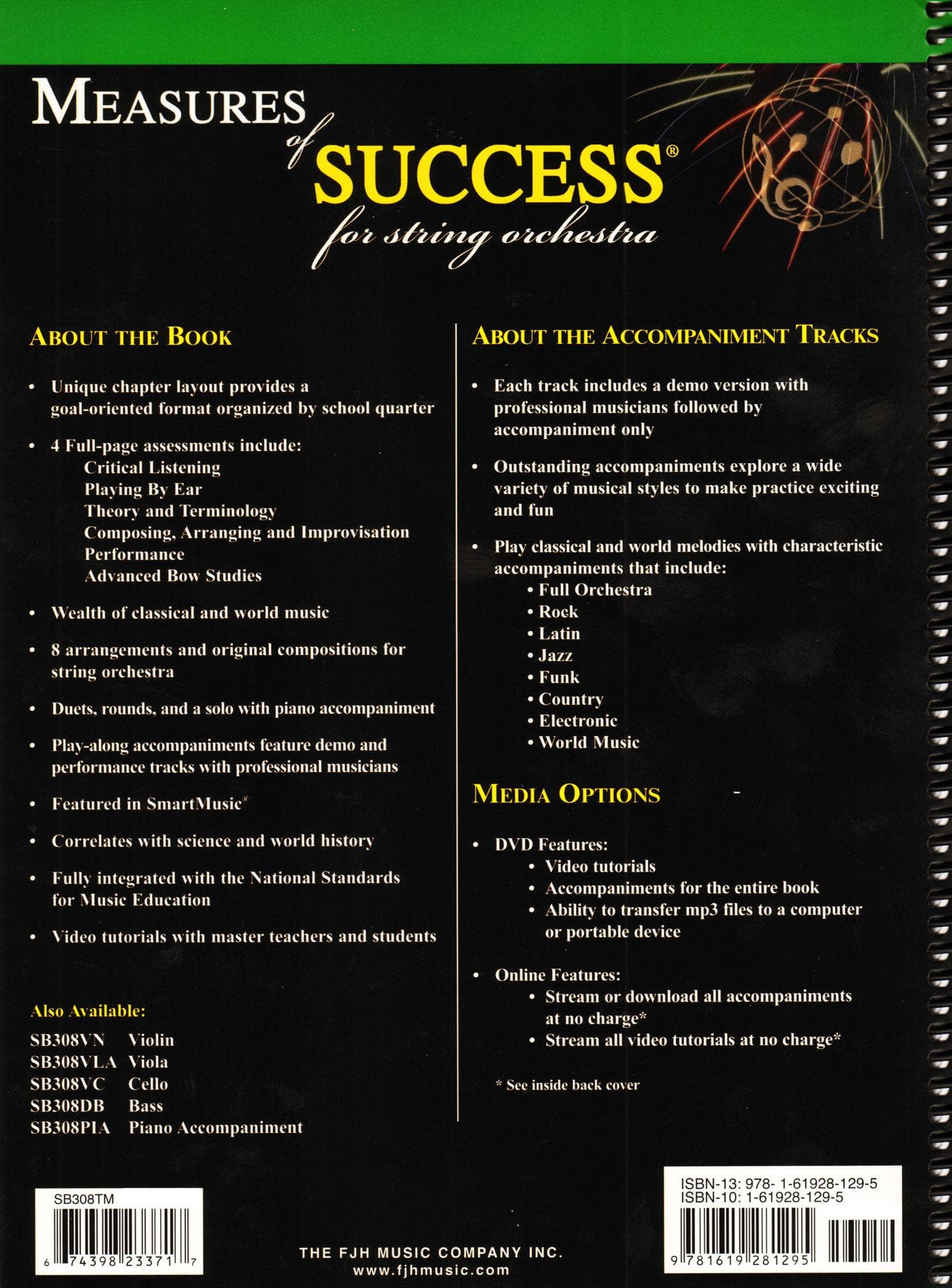 Measures of Success for String Orchestra - by Barnes, Balmages, Gruselle, Trowbridge - Teacher's Manual - Book 2 with DVD - FJH