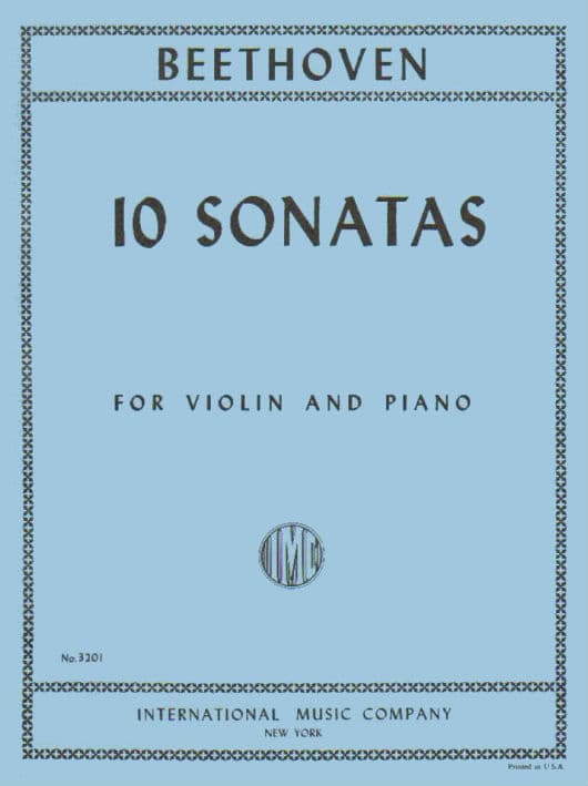 Beethoven, Ludwig  - 10 Sonatas (Complete) - Violin and Piano - edited by Joseph Joachim - International Edition