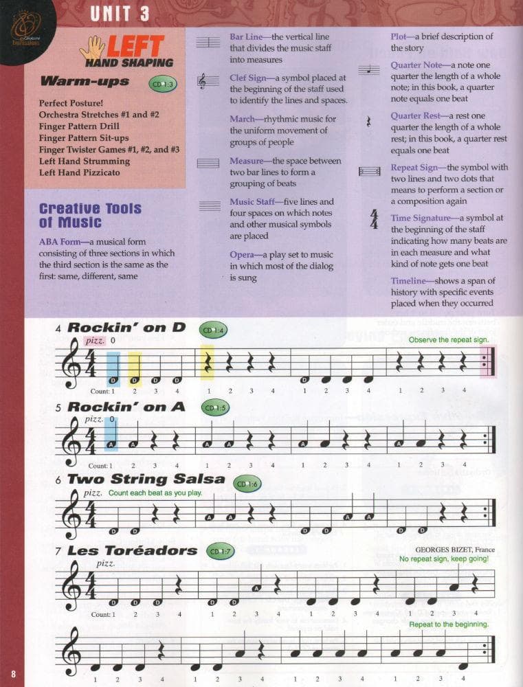 Orchestra Expressions: Beginner Violin Instructional Book