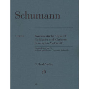 Schumann, Robert - Fantasy Pieces, Op 73 For Cello and Piano URTEXT Published by G Henle Verlag