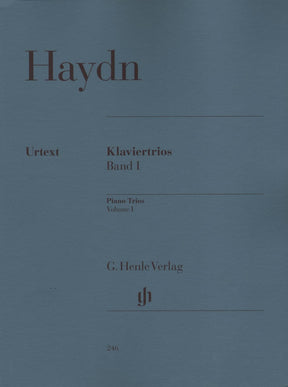 Haydn, Franz Joseph - Piano Trios, Volume 1 - Violin, Cello, and Piano - edited by Wolfgang Stockmeier - G Henle Verlag URTEXT