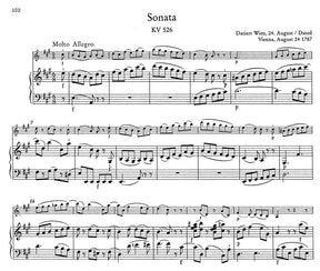 Mozart, WA - Complete Works for Piano and Violin, Volume 2 - edited by Eduard Reeser - Bärenreiter Verlag URTEXT