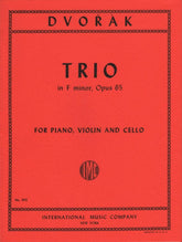 Dvorák, Antonín - Piano Trio in f minor, Op 65 - Violin, Cello, and Piano - edited by Isidor Philipp - International Edition