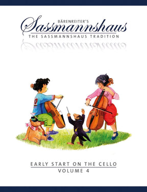 Sassmannshaus, Kurt - Early Start on the Cello Book 4 Published by Baerenreiter Verlag