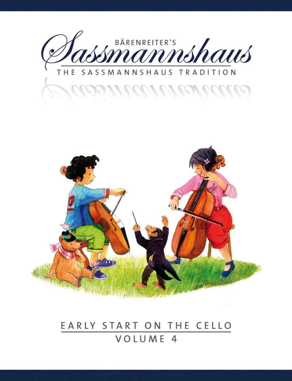 Sassmannshaus, Kurt - Early Start on the Cello Book 4 Published by Baerenreiter Verlag