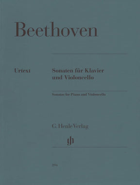 Beethoven, Ludwig - Sonatas for Cello and Piano - edited by Jens Dufner - G Henle Verlag