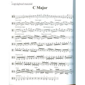 Snedden-Smith - Scales & Arpeggios In 2 Octaves (with single octave scales in double stops), for Viola Published by Violinda Publishing Company