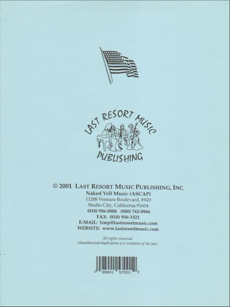 Music for Three: Five Patriotic Songs - Set of Parts - arranged by Daniel Kelley - Last Resort Music