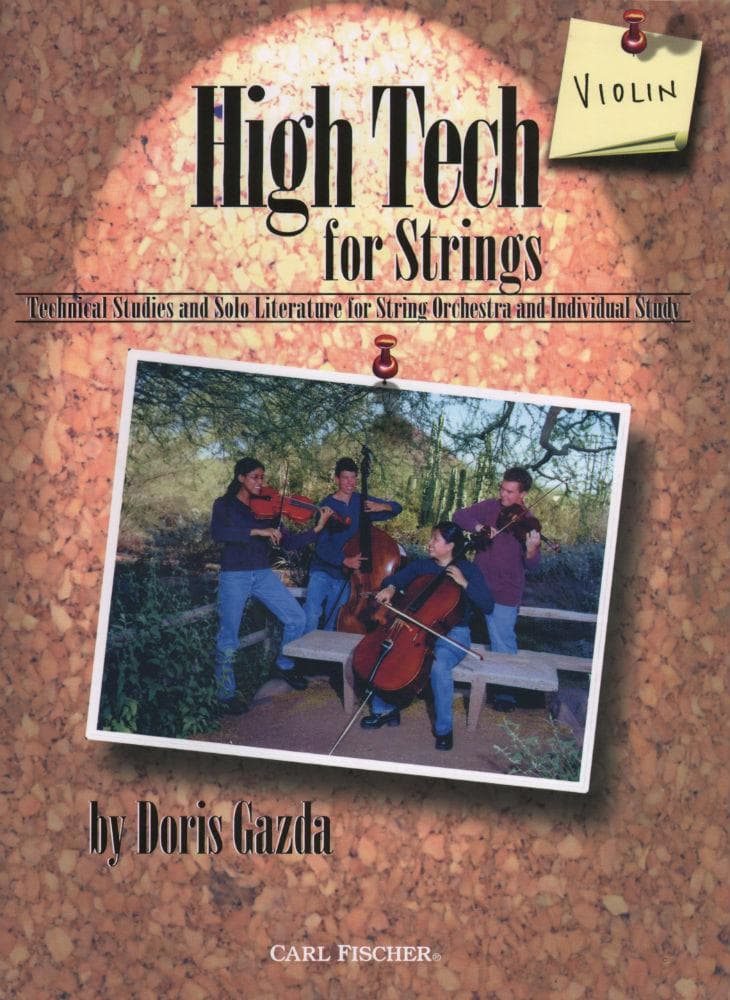 Gazda, Doris - High Tech for Strings - Violin - Carl Fischer Edition