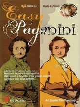 Paganini, Niccolo - Easy Paganini - for Violin and Piano - Book/2-CD set - arranged by Gunter Van Rompaey - de Haske Publications