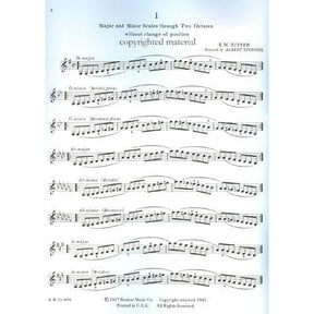 Ritter, EW - Stoessel, A - Scales and Chord Exercises, For Violin Published by The Boston Music Company