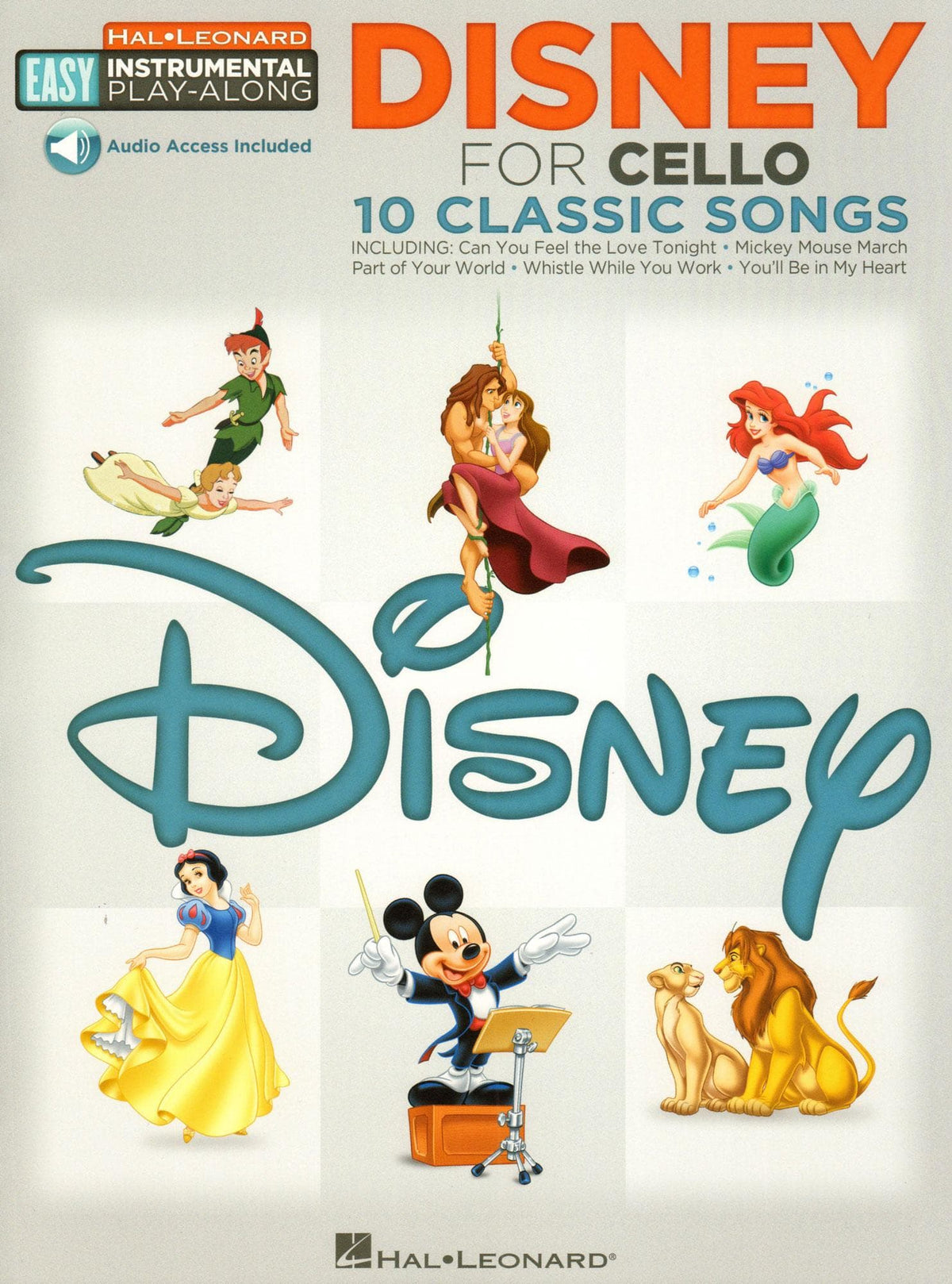 Disney - Instrumental Play-Along - for Cello with Online Audio - Hal Leonard