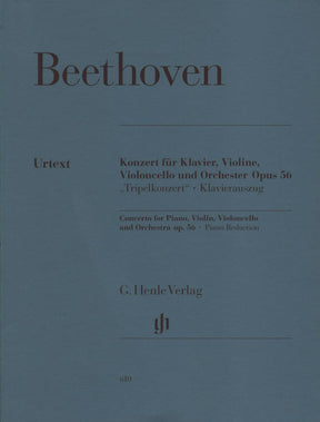 Beethoven, Ludwig - Triple Concerto in C Major Op 56 for Violin, Cello and Piano - Henle Verlag URTEXT Edition