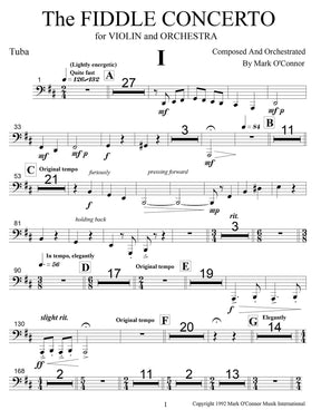 O'Connor, Mark - The FIDDLE CONCERTO for Violin and Orchestra - Brass Parts - Digital Download