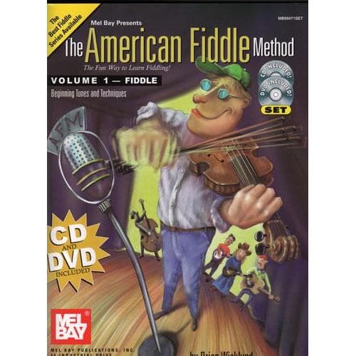 Wicklund, Brian - The American Fiddle Method, Volume 1 - Violin - Book/CD/DVD set - Mel Bay Publications