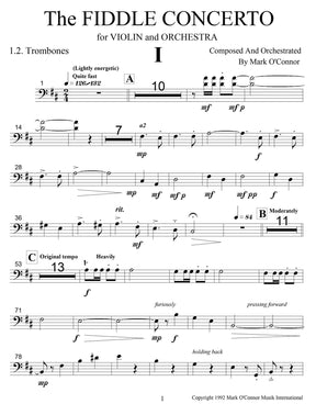 O'Connor, Mark - The FIDDLE CONCERTO for Violin and Orchestra - Brass Parts - Digital Download