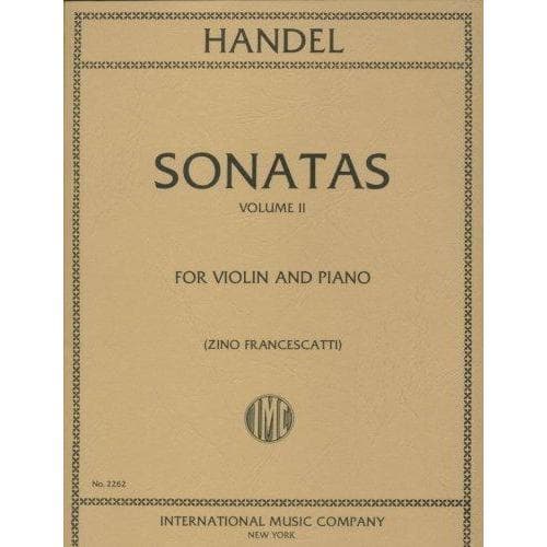 Handel, George Frideric - Six Sonatas, Volume 2 (Nos 4-6) - Violin and Piano - edited by Zino Francescatti - International Edition