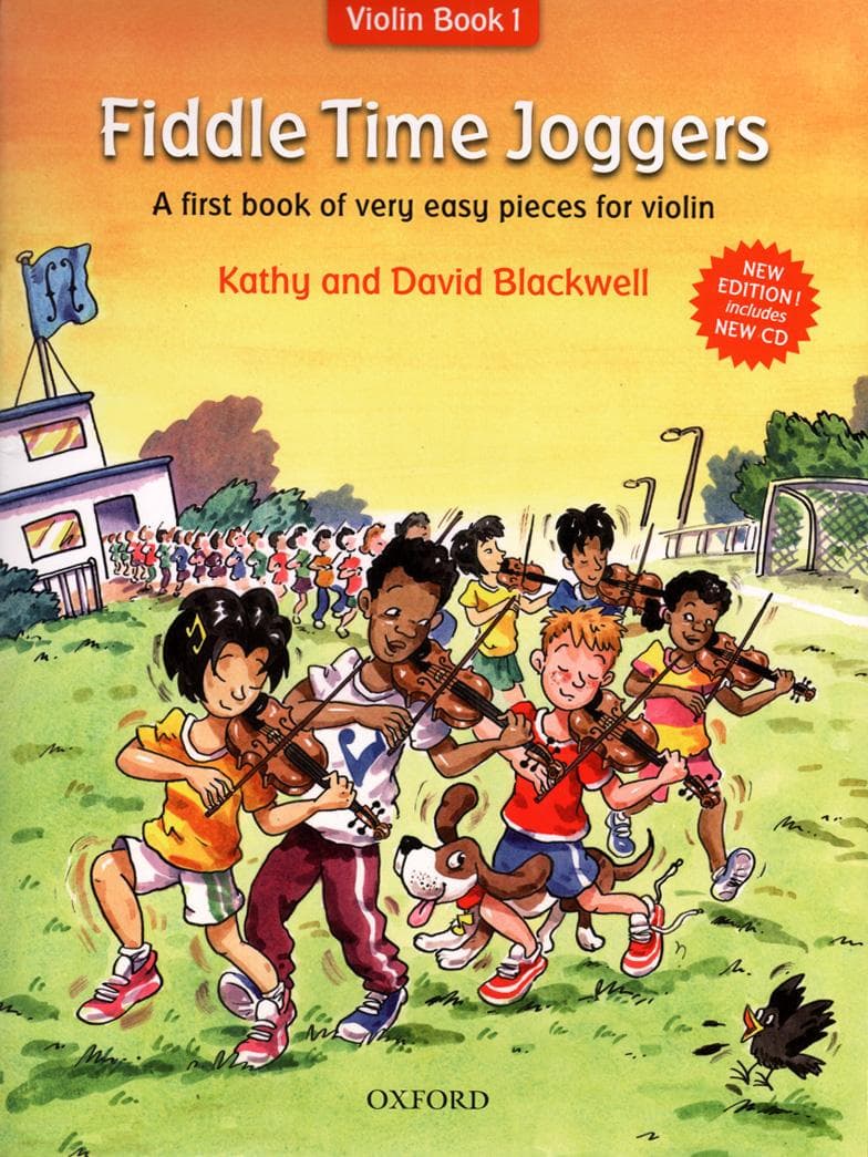 Blackwell, Kathy and David  - Fiddle Time Joggers, Book 1: A First Book of Very Easy Pieces for Violin - Book/CD - Oxford