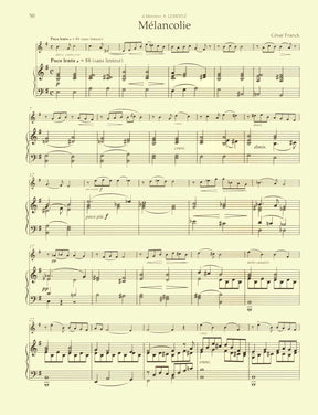 Franck, Cesar - Sonata, Andantino Quietoso, and Melancolie - for Violin and Piano - edited by Woodfull-Harris - Barenreiter URTEXT