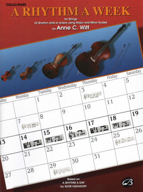 Witt - A Rhythm a Week, for Cello / Bass Published by Alfred Music