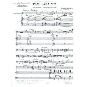 Ginastera, Alberto - Pampeana No 2: Rhapsody for Cello and Piano - edited by Aurora Nátola-Ginastera - Boosey & Hawkes Edition