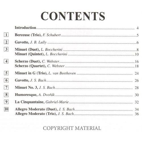 Suzuki Ensembles for Cello, Volume 3