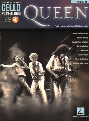 Queen - 8 Favorites - Cello Play-Along Vol. 8 - for Cello with Audio Accompaniment - Hal Leonard