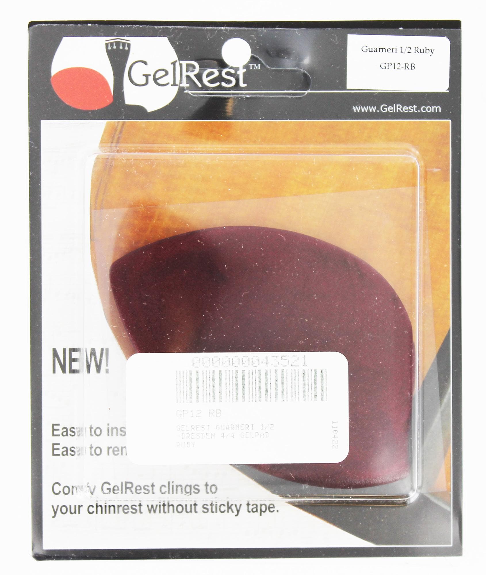 GelRest Guarneri 1/2-Dresden 4/4 GelPad Ruby