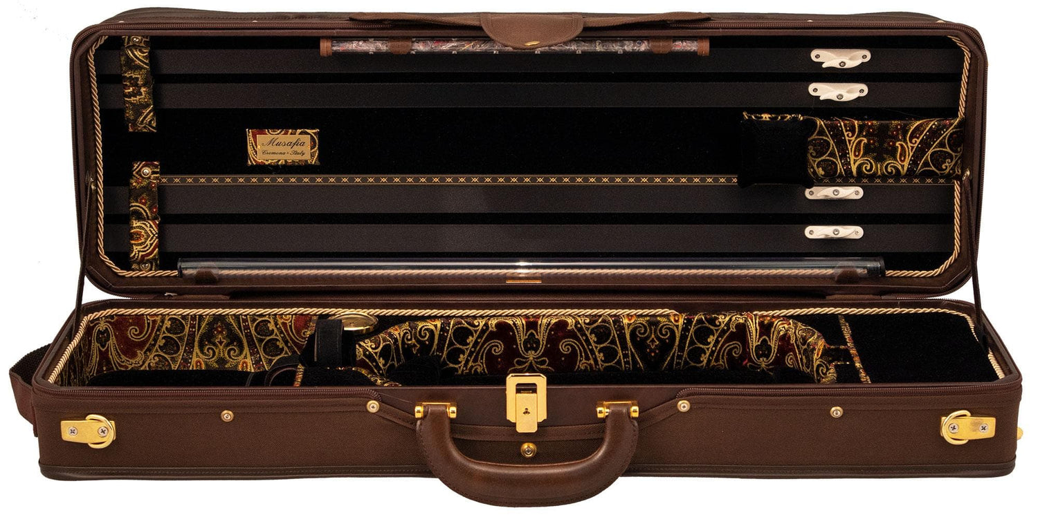 Musafia Momentum Z Violin Case - Brown V2.0