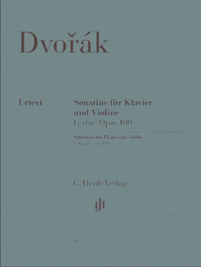 Dvorák, Antonín - Sonatina in G Major, Op 100 - Violin and Piano - edited by Kurt Guntner - G Henle Verlag URTEXT Edition