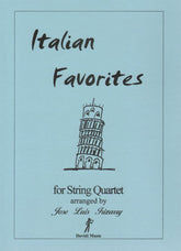 Italian Favorites for String Quartet - arranged by José Luis Irizarry - Davidi Music