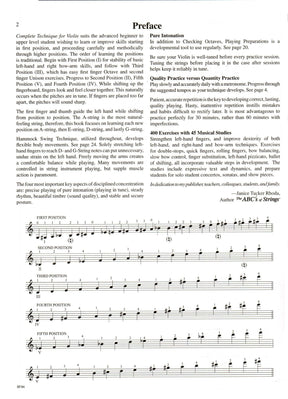 Janice Tucker Rhoda - Complete Technique for Violin - Book One - for Violin - published by Carl Fischer