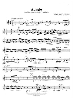 Music for Four, Volume 2 - Part 2 (Violin/Oboe/Flute) - arranged by Daniel Kelley - Last Resort Music