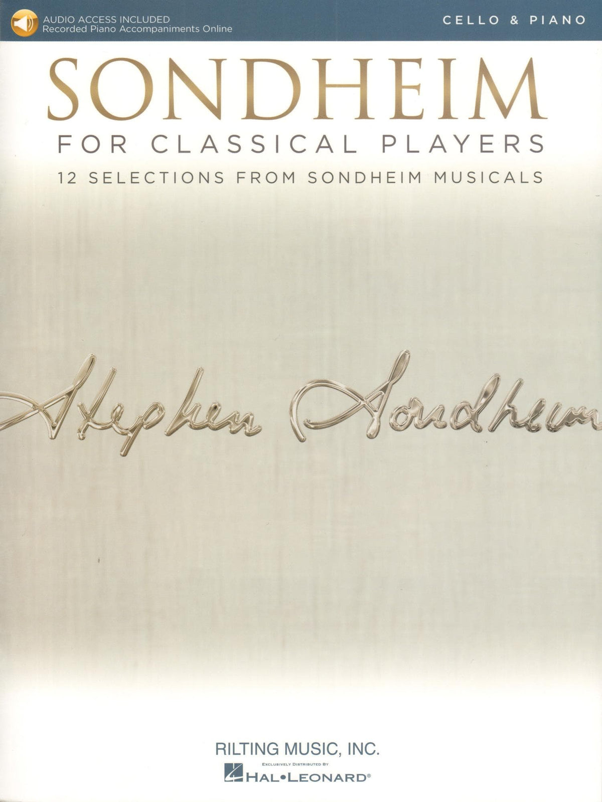 Sondheim for Classical Players - Cello and Piano - with Online Audio Accompaniment/Sheet Music - Hal Leonard