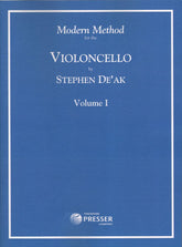 De'ak, Stephen - Modern Method for the Cello Volume 1 - Elkan-Vogel Publication