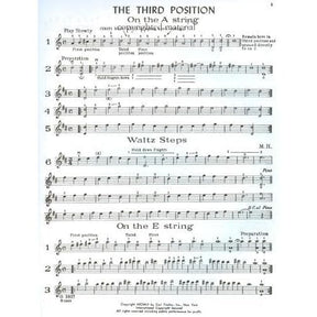 Holmes/Webber - Above the First Position - Violin solo - Carl Fischer Edition