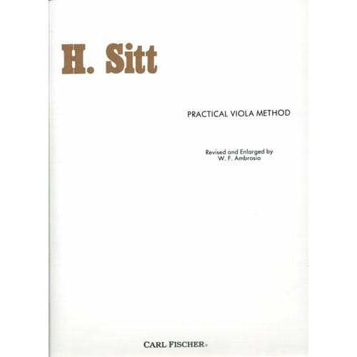 Sitt, Hans  - Practical Viola School Published by Carl Fischer